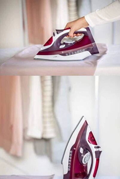 shopwave Steam Iron 2200 Watt Portable Corded Iron with Ceramic Soleplate