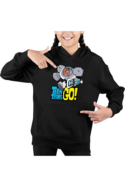 OEM Hanorac Copii Fete Cyborg Tineri Titani Teen Titans Go