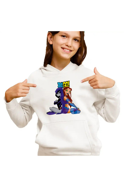 OEM Hanorac Copii Fete Raven Starfire Tineri Titani