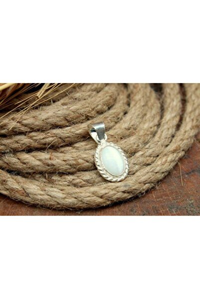 alpsilverart El İşi Doğal Kedi Gözü Taşlı 925 Ayar Gümüş Kolye | Zarif ve Şık...