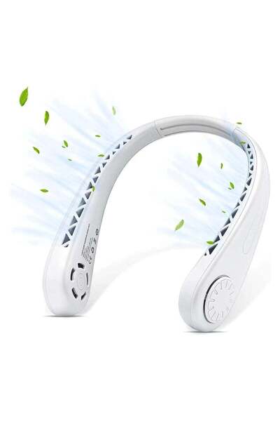 Toybox Hanging White Neck Fan Mini Cooling Air Cooler USB Fan