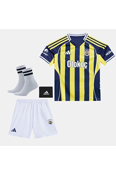 Quaxram J.Duran - 10 Fênerbâhçe V YAKA 25-26 Sezon 4 PARCA Çocuk Futbol Forması Çubuklu