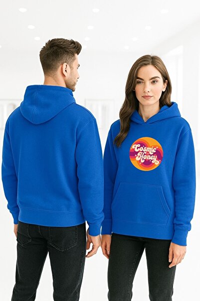 ArtYus Miere cosmică colorată cu imprimeu cu glugă Swea tricou