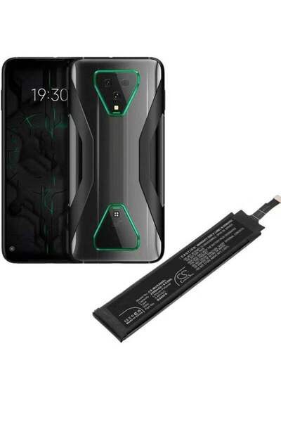 Shopi بطارية بديلة أصلية عالية الجودة لهاتف Xiaomi Shark 3 - أسود، ليثيوم داخ...