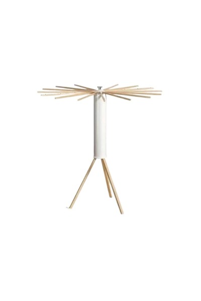 KASEVY Adjustable wooden clothes dryer with 16 rods