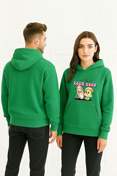 ArtYus Arată bine, ciupercă, colorat, cu imprimeu cu glugă Swea tricou