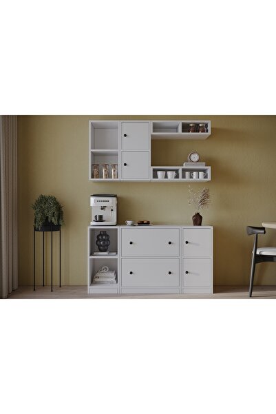 Nettrends Çok Fonksiyonlu Kahve & Çay İstasyonu, Mutfak Dolabı