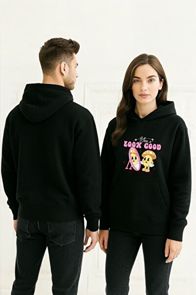 ArtYus Arată bine, ciupercă, colorat, cu imprimeu cu glugă Swea tricou