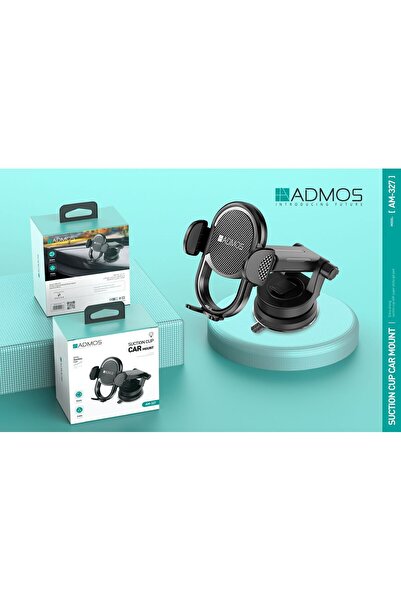 ADMOS AM-327 Car Phone Holder with Strong Suction Base, Super Stability and F...