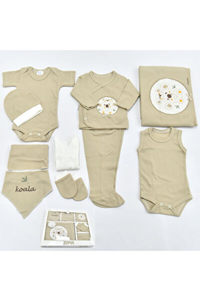 MİLAYS LİFE HOME COLLECTİON طقم زيبين للأطفال الذكور من عمر 0-3 أشهر مطرز بال...