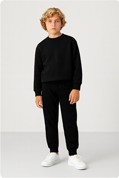 ESİLA KİDS طقم رياضي للأولاد من القطن بأكمام طويلة