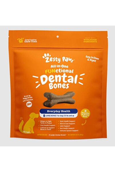 Zesty Paws عظام أسنان الكلاب الصغيرة - 28 قطعة