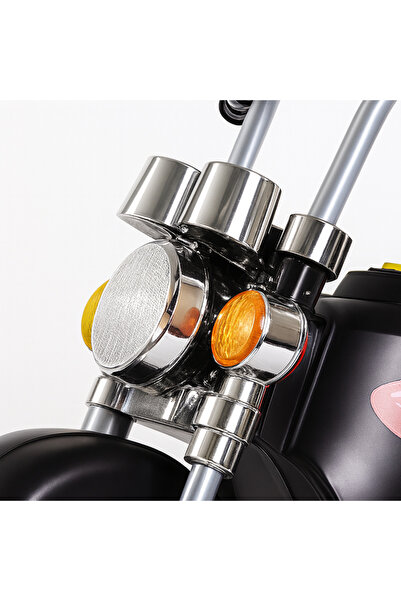 rexa Kids Electric Ride-On Motorcycle with Lights & Storage – 85x42x54 cm