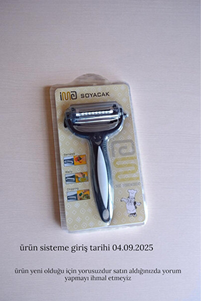 Hızlı Çeyiz Çift Foksiyonlu Jülyen Soyucu Çok Amaçlı Meyve Sebze Soyacak Sala...