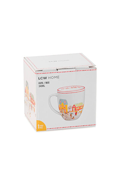 LC Waikiki Lcw Home New Year Themed Porcelain Mug 340 ml