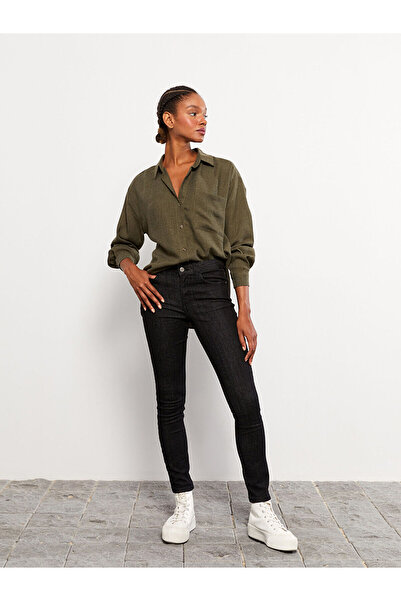 LC Waikiki Gerade geschnittene Jeanshose für Damen in Slim Fit