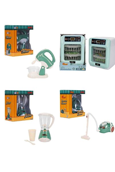 Luminoo EV ALETLERİ OYUNCAK ÖZEL SET PAKETİ , BULAŞIK MAKİNESİ , SÜPÜRGE,MİXE...