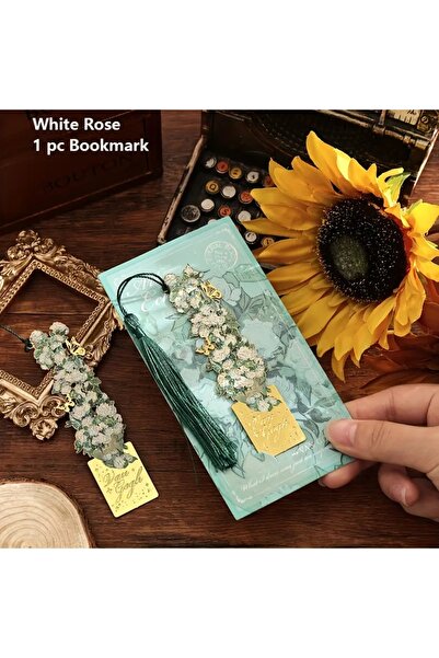 GlassySKY 1 قطعة علامة كتاب معدنية بتصميم فني هدية للمعلم والطالب والمكتبة وا...