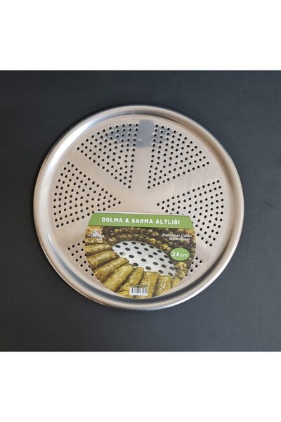 GuvenliPazar Dolma ve Yaprak Sarma Altlığı – Paslanmaz Çelik Tencere Altlığı 24 cm