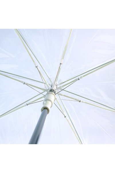 KESNUP Ομπρέλα με αυτόματο άνοιγμα, 8 μπράτσα, διαφανής