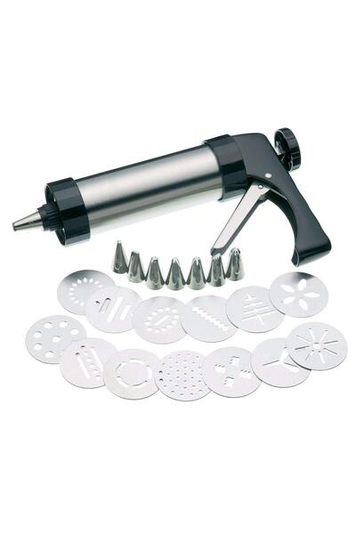 GENERAL آلة تشكيل البسكويت وتزيين الكيك مع 20 قطعة متعددة الأشكال