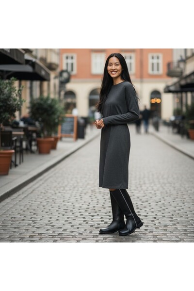 muhhu moda Щоденні черевики з рівною підошвою, еластичною задньою частиною та каменем