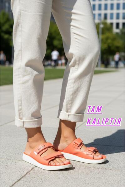 MULEX Women's Orthopedic Double Velcro Full Mold Daily Comfortable Slippers