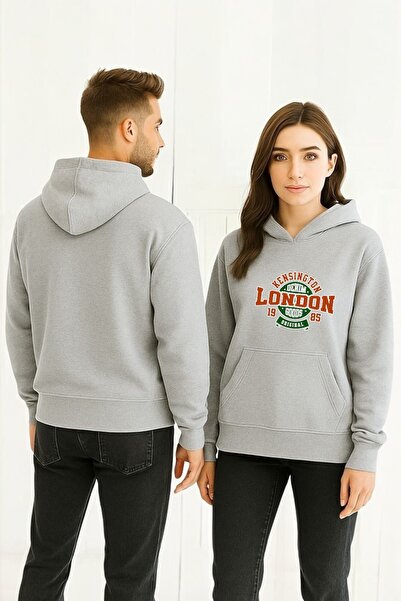 ArtYus Φούτερ London Colorful με τύπωμα με κουκούλα