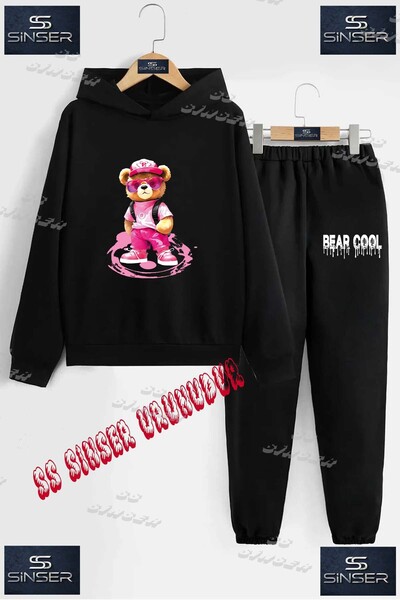 SS SİNSER Set de trening cu hanorac cu imprimeu special pentru copii, unisex,...