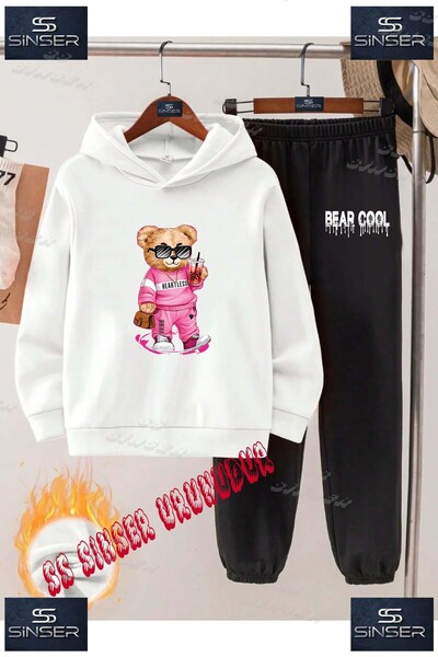 SS SİNSER Set de trening cu hanorac cu imprimeu special pentru copii, unisex,...