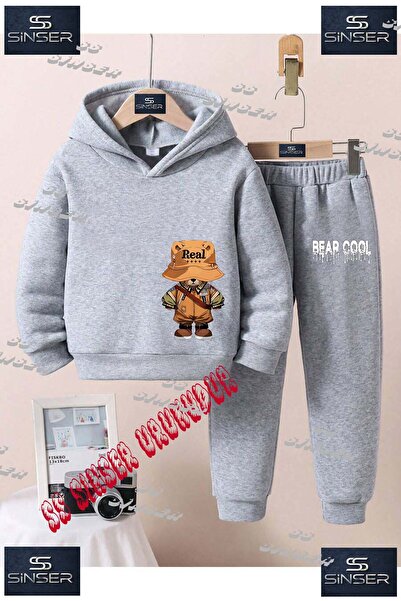 SS SİNSER Children's Unisex Custom Printed Hoodie and Sweatpants Set with the...