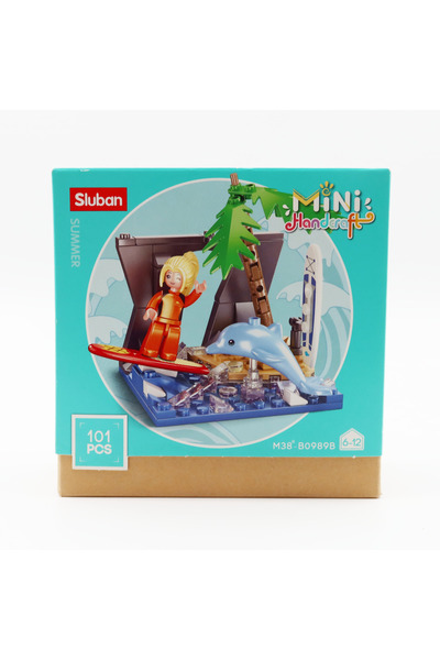 Sluban Summer Mini Handcraft Lego 14.60 X 6.20 X 14.60 Summer Collection