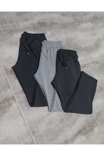 SURMARİ Σετ 3 τεμαχίων, 3 τεμάχια Unisex Άνετο Φούτερ με ίσιο πόδι