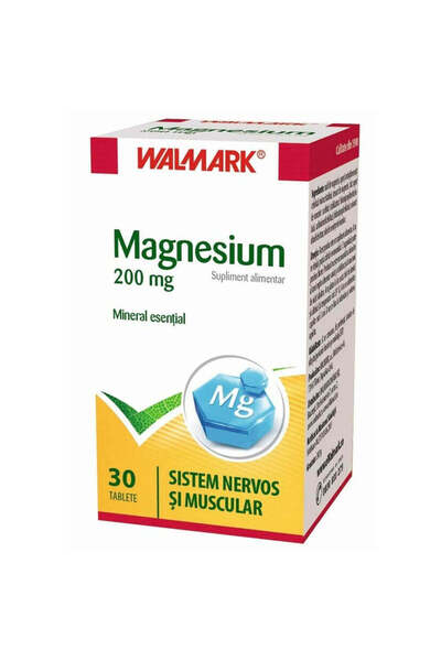 walmark Magneziu 200mg, 30 Tablete,
