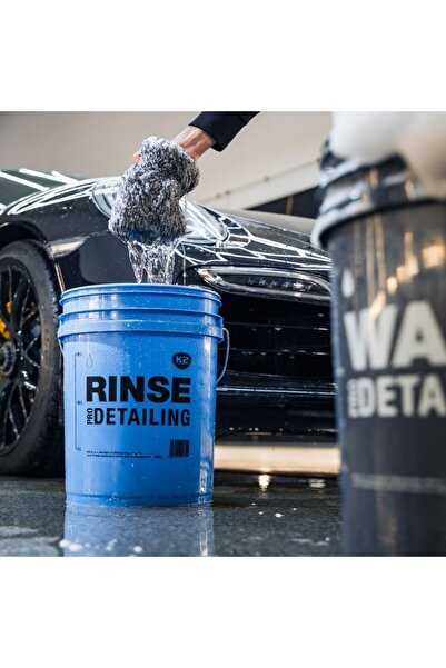 K2 Galeata albastra cu capac pentru spalare auto,detailing, K2, capacitate 20L