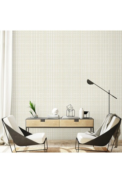 Adawall Çok Renkli Duvar Kağıdı, Beyaz, Beta 1105-1, 16,50 M²