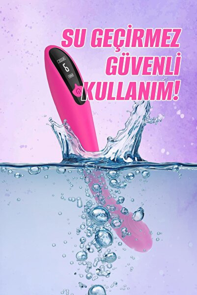 orgazmsepeti Klitoris ve G Noktası Uyarıcılı, Titreşimli Silikon Vibratör - Dijital Pembe Cinsel Oyuncak