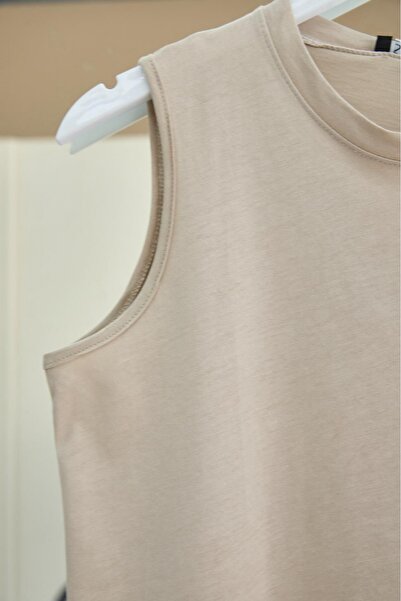 HİJABAYA Εσώρουχο με στρογγυλή λαιμόκοψη και μη μανίκια από χτενισμένο βαμβάκι