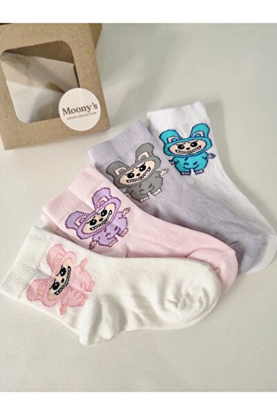 Moonys Socks Collection Комплект от 4 чифта чорапи с мотиви за момичета от ко...