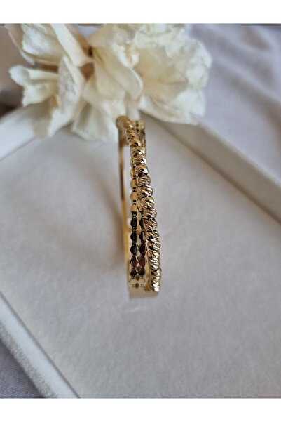 Gemnest Accessories Çapraz Dorika Çelik Kelepçe