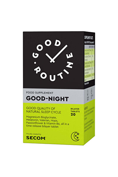 Secom Καληνύχτα, 20 Δισκία Διπλής Στρώσης,