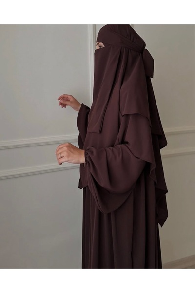 Fashion journey Ferace Souffle Veil Set (Three-Piece Set)