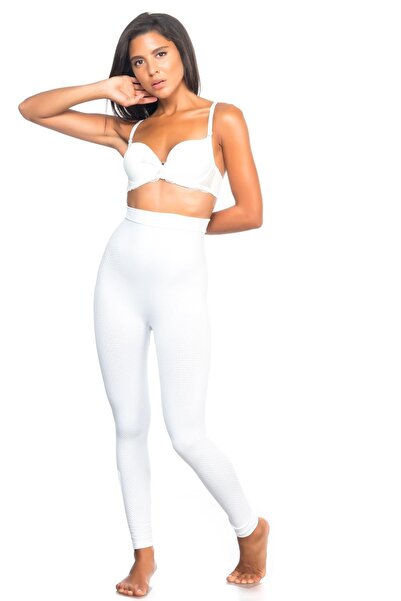 ENTELIA Corset pentru colanți anticelulitice White Mi Emay 2045