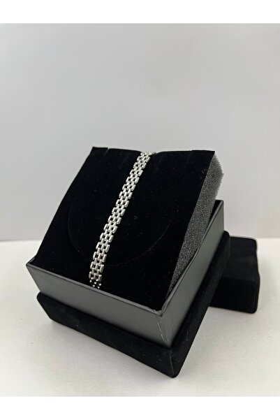 İKONİVE 925 Ayar Gümüş Erkek Bileklik – Kalın Kordon Model | Şık & Hediyelik Takı | Sevgiliye, Babaya Özel