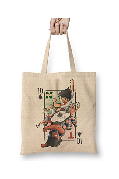 Toyaso Captain Tsubasa Tote Bag Long Handle Shopping Bag Beach Bag