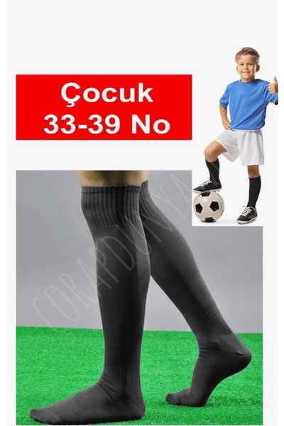 çorapdunyam 4 Adet Çocuk Futbol Maç Çorabi Futbol Tozluk 33-39 Numara Futbol ...