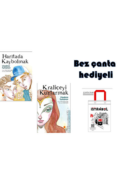 Günışığı Kitaplığı Haritada Kaybolmak - Kraliçeyi Kurtarmak - bez çanta hediyeli