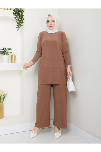 Nuvira Makas Detaylı Tunik Takım