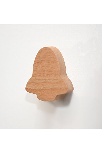 MiniVerse Store MiniVerse Roket Figürlü Çocuk Odası Duvar Ahşap Askı/Tekli