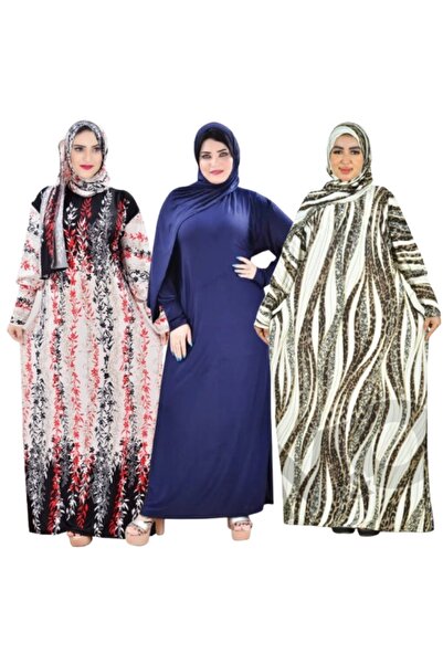 M&O 2 اسدال صلاة واستقبال عرض مجموعة مكونة من ثلاثة اسدالات مقاس واحد يلبس من...